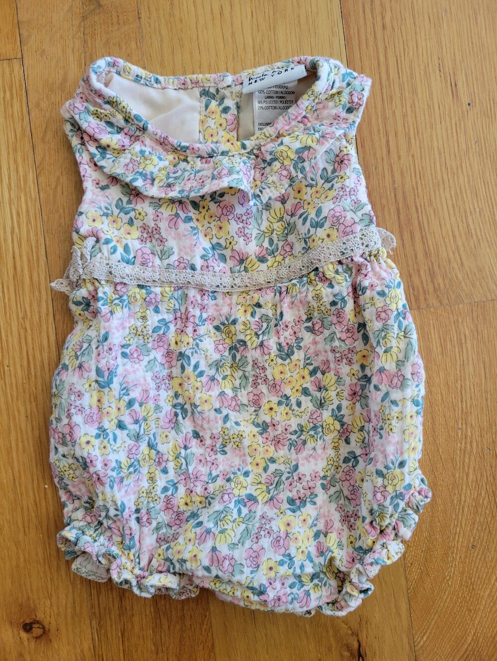 Baby girls size 6-9 months romper